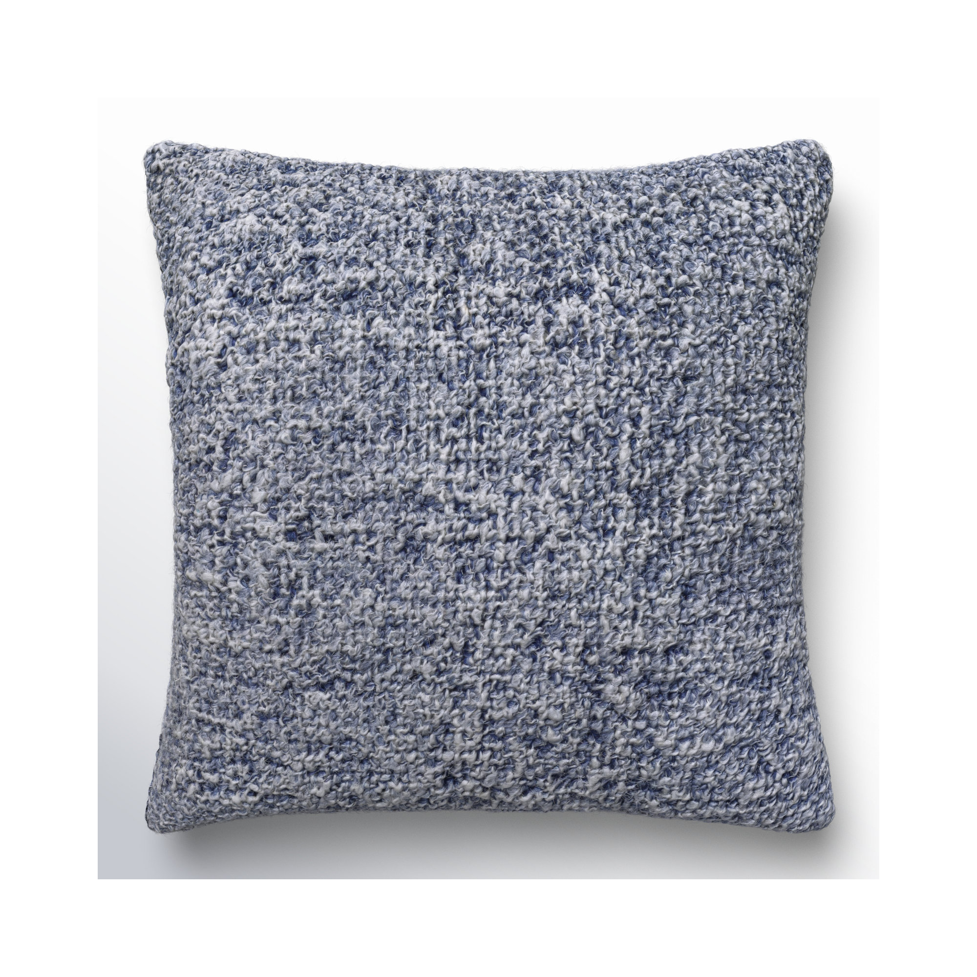 Tamari Pillow Cover, 18"H x 18"W, Blue, Pillow Cover Only - No Insert