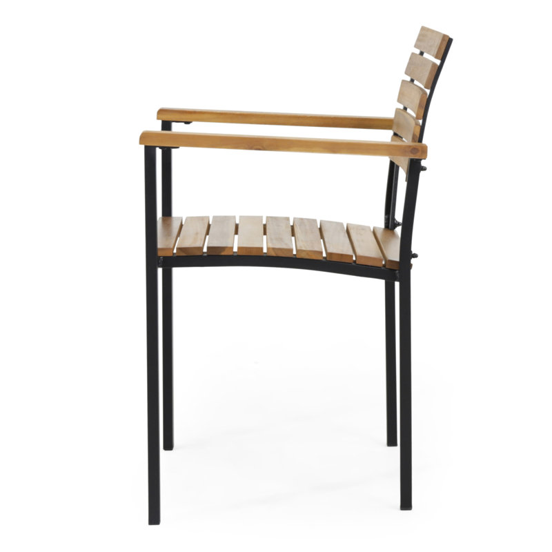 Chaise en bois et métal Laris