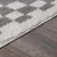 Tapis gris à poils longs moderne Udine-366408154