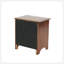 Table de chevet élégante avec deux tiroirs pour un rangement efficace et un décor de chambre à coucher moderne-736704234