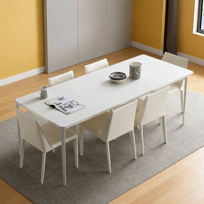 Simple rectangular dining table