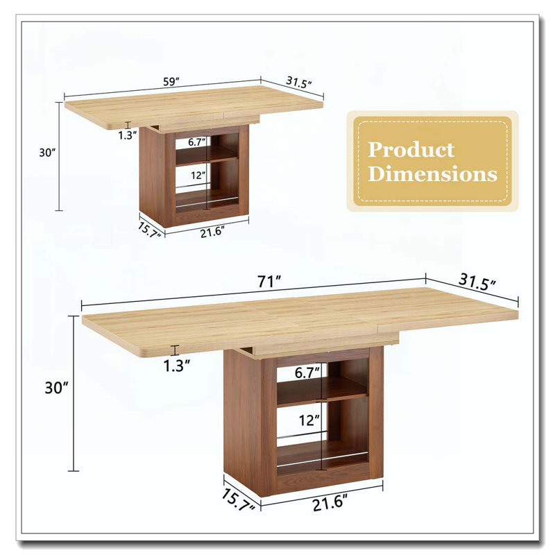 Dining Table, Bois