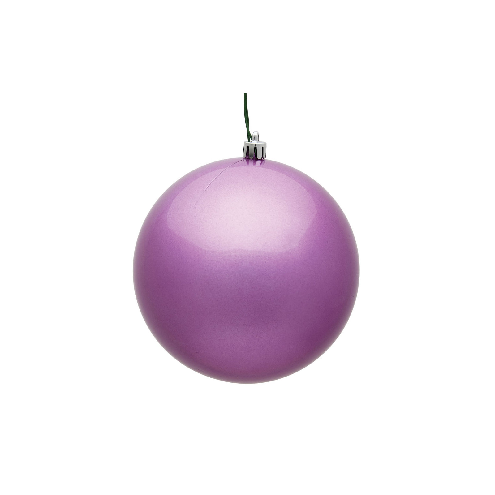 Christmas Ball Ornament, 12" H x 12" W x 12" D, Orchid