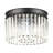 Krunislava 3-Light 12" Crystal Flush Mount Ceiling Light-2093988183