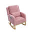 Chaise berçante moderne à dossier haut avec coussin lombaire-901714506