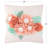  3D Flower Throw Pillow Cover Appliqued Decorative Accent Pillow Case Handmade Cushion Cover-1492624209