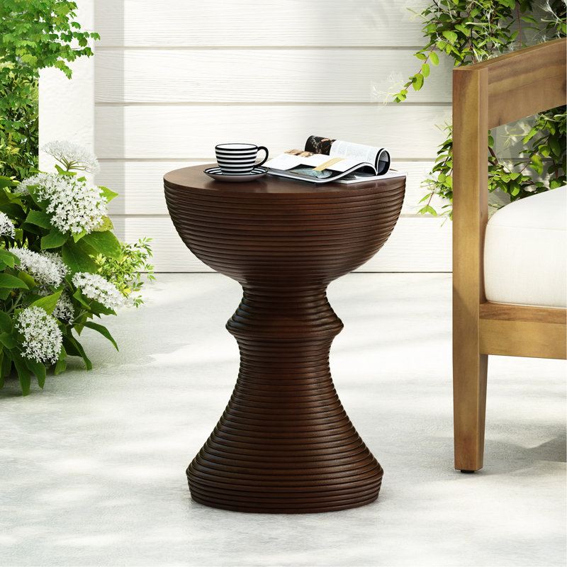Table d'appoint d'extérieur 16 po