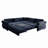 Pull-Out Sofa Bed Sectional,Chenille Modular Sleeper Sectional L Shaped Couch Sofa Bed-595027522