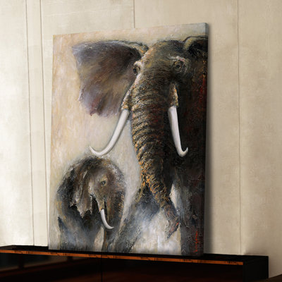 «In Her Protection» par Bergerac, reproduction d'art sur toile tendue