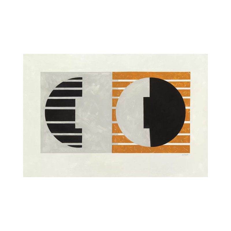 Latitude par Mike Schick - impression d'art graphique, Toile tendue, H 18 po x l 26 po x P 1,5 po