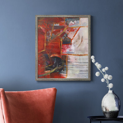 Toile encadrée de qualité supérieure City Life IV - prête à être accrochée