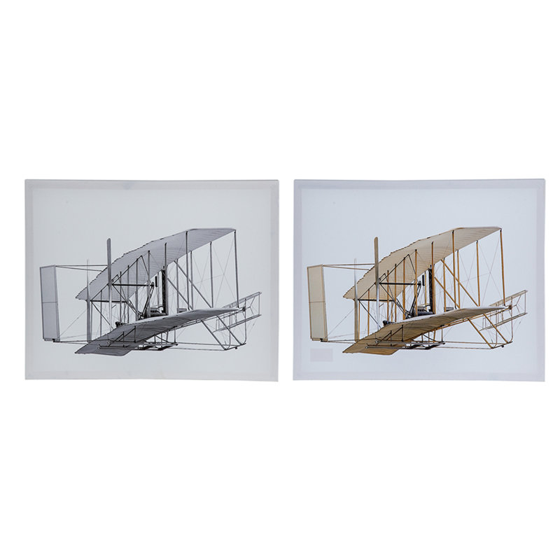 Ensemble de 2 grands diptyques rectangulaires