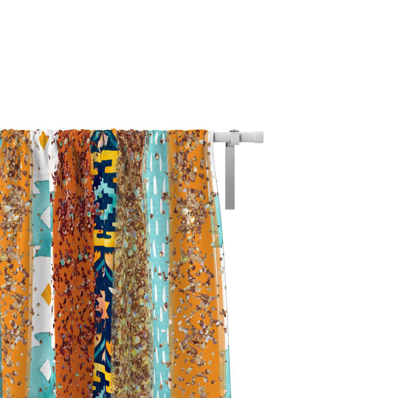 Panneaux de rideaux simples semi-transparents Westeng, L 40 po x L 82 po