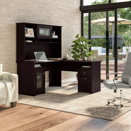 Huckins L-Shaped Executive Desk
