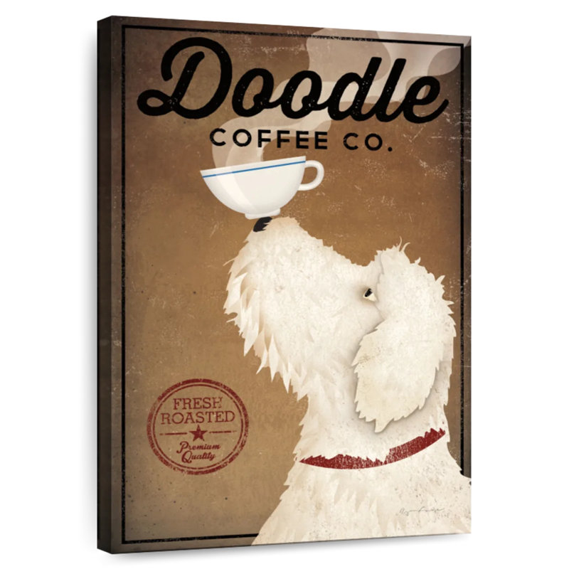 Brampt Doodle Coffee, 51" H x 34" W
