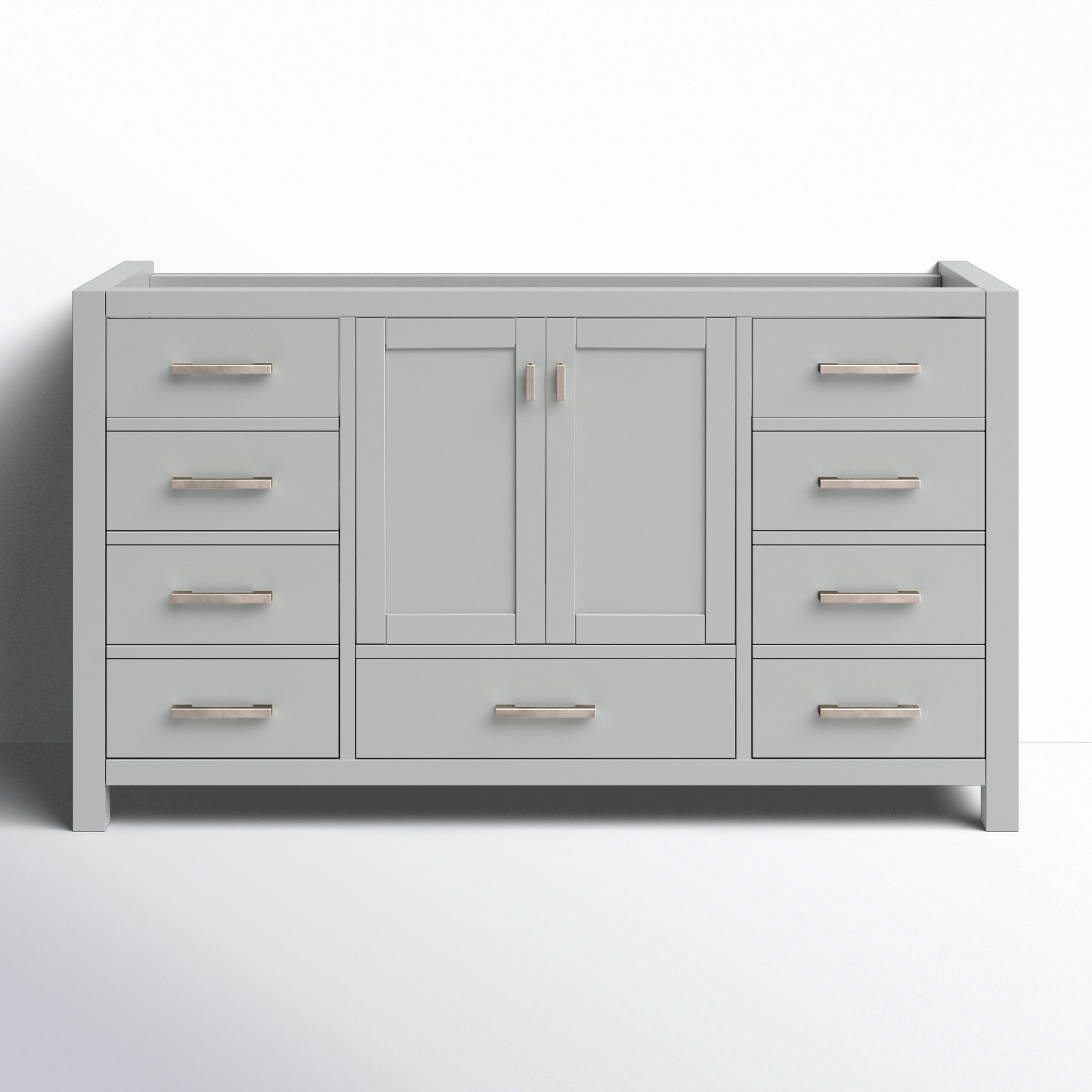 Reba Single Bathroom Vanity Base, Chilled Gray