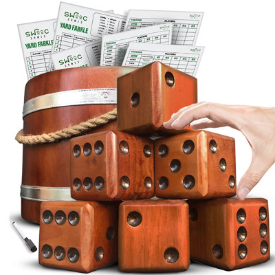 Yardzee & Yardkle Giant Dice Set