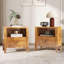 Ensemble de chambre à coucher 4 pièces avec 2 tables de chevet, commode 5 tiroirs et commode 6 tiroirs