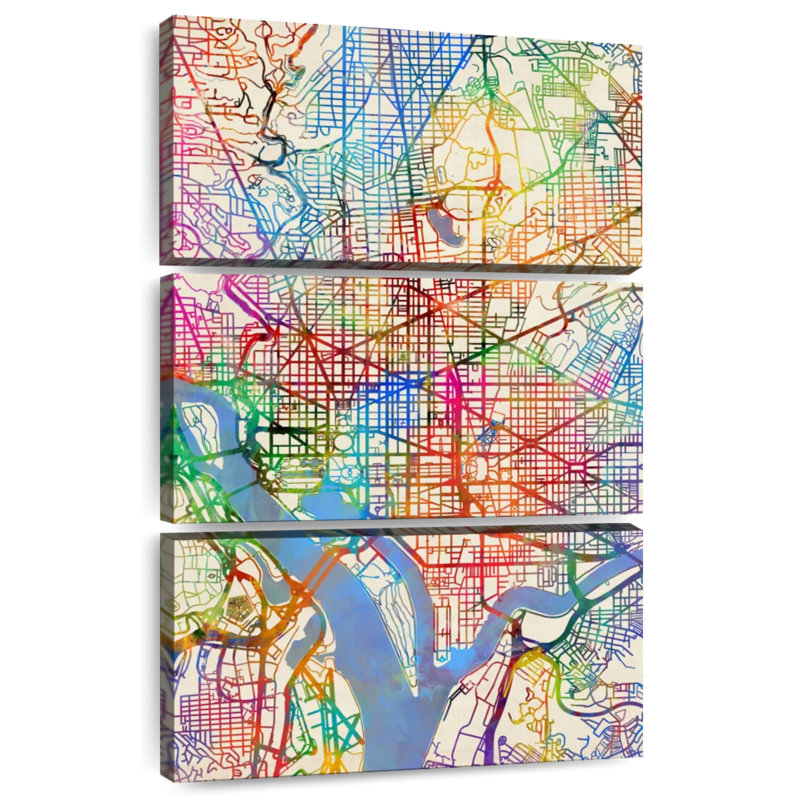Washington DC, carte des rues V