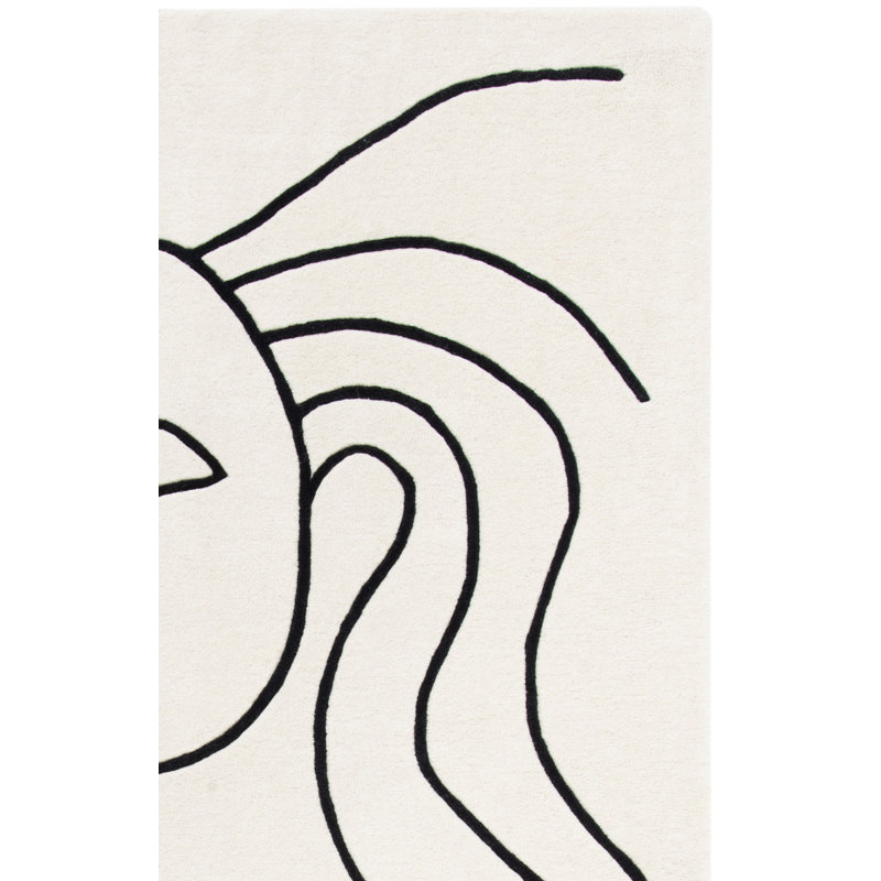 Cliften Hand Tufted New Zealand Wool Rug, Rectangle 8' x 10'