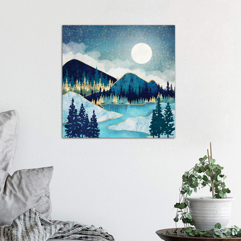 Morning Stars - Wrapped Canvas Print, 45.72 cm H x 45.72 cm W x 3.175 cm D