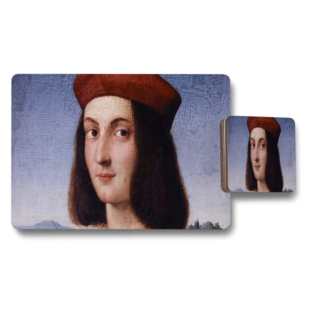 Mona Lisa Placemats And Coasters Set For Dining Table Decor