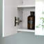 Isauro 600mm W 550mm H Surface Framed Medicine Cabinet Mirror 3 Fixed