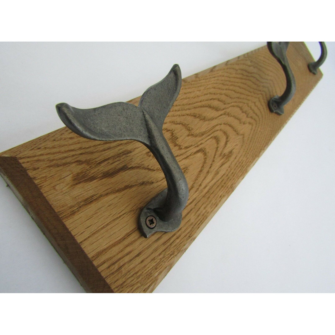 Bonita Solid Wood 2 - Hook Wall Mounted Coat Rack