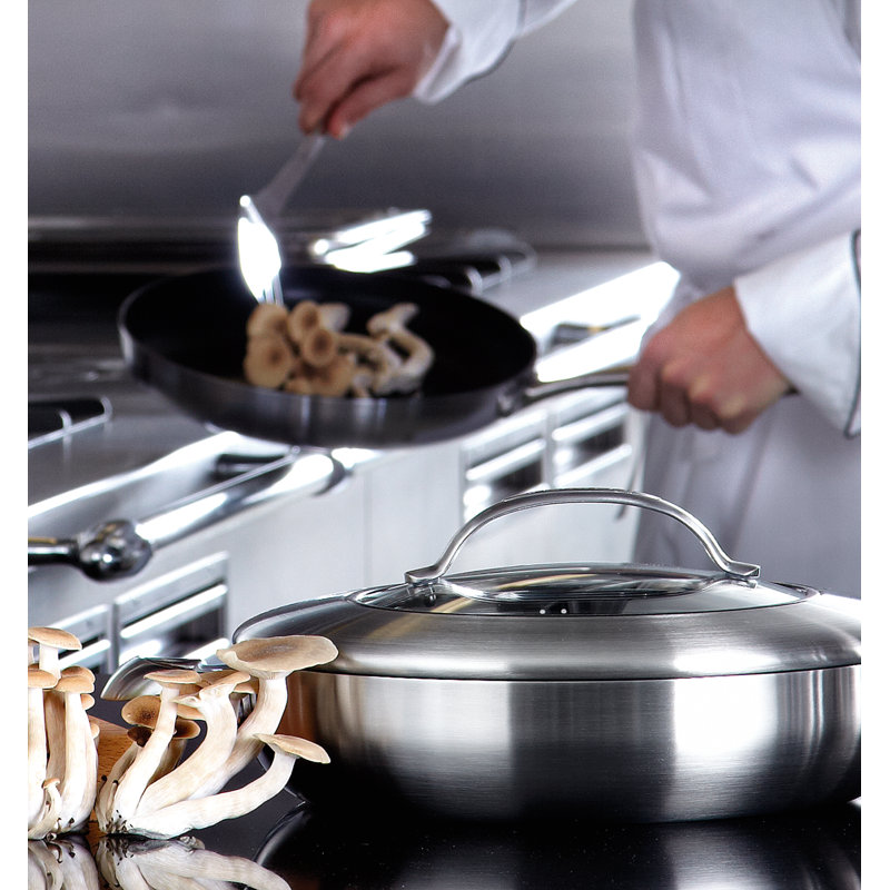 SCANPAN CTX 12.5 in. Chef Pan with Lid