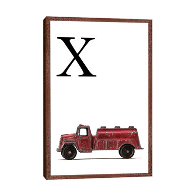 X Water Truck White Letter - Print on Canvas