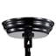 Lustre 3 lumières noir vif