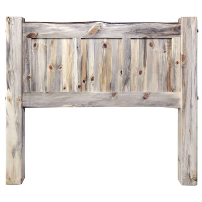Tête de lit à panneau Big Edge de la collection Big Sky avec finition laquée transparente naturelle