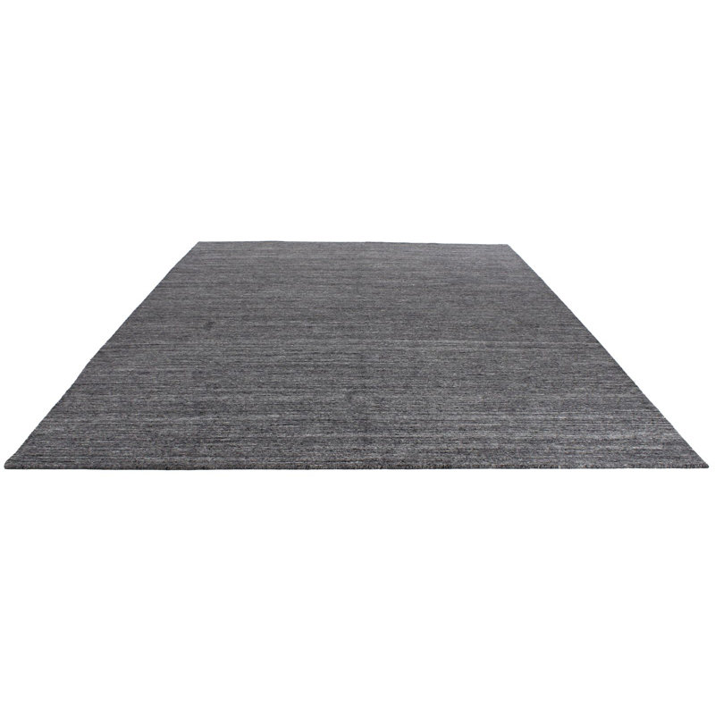 Tapis contemporain gris 9 x 12