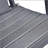 Folding Outdoor Adirondack Chair,HDPE All-weather Folding Fire Pit Chair,  Ergonomic Design Patio Lawn Chair for Outside Deck Garden Backyardf Balcony,Grey