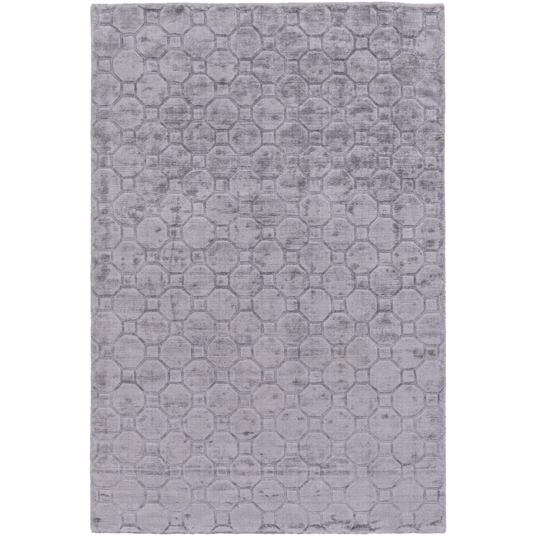 Tapis gris à motif géométrique Tyndalls Park