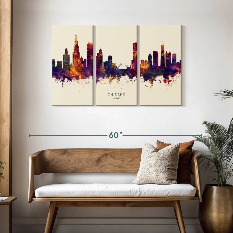 Sebbie Chicago, Illinois, horizon IV, H 28 po x l 45 po