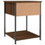 Allums 44cm W Iron Bedside Table-640343854-607737446