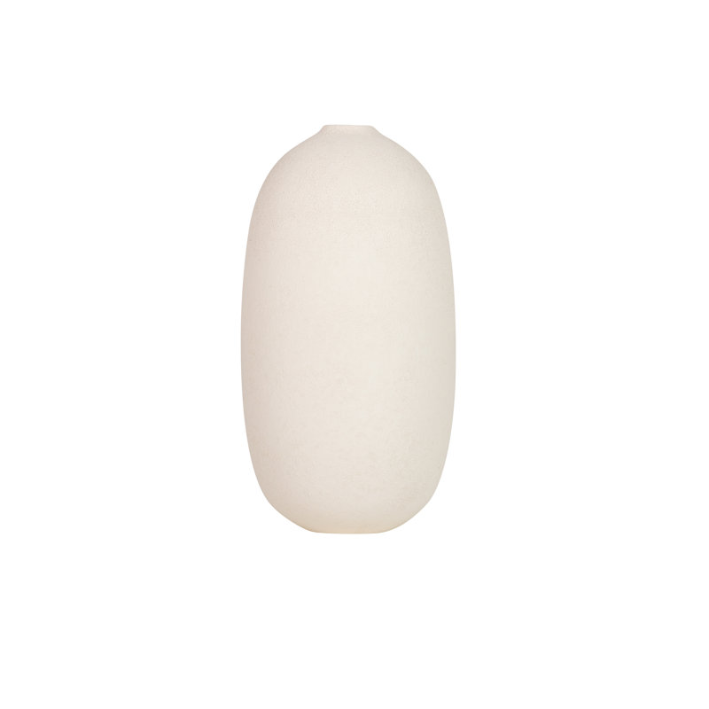 Ceramic / Porcelain Table Vase, Beige, 40cm H x 21cm W x 21cm D