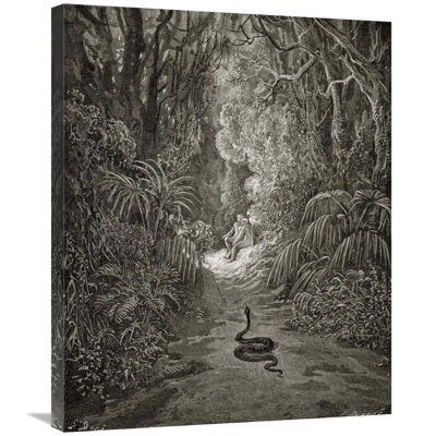 " Satan As A Serpent, Enters Paradise In Search Of Eve (from Milton " by Gustave Dore