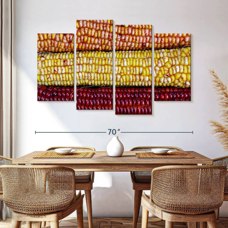 Harnek Indian Corn Varieties, 42" H x 68" W