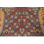 Tapis de couloir indien gris en laine 3x8