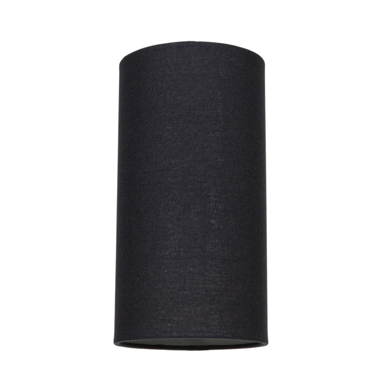 Contemporary and Stylish Linen Fabric Lamp Shade, Black