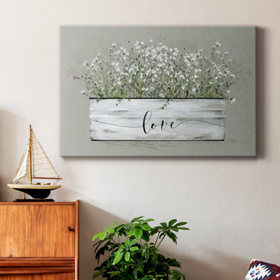 Bouquet Of Grace Bucket Love - Print on Canvas