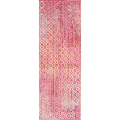 Tapis rose / doré Kyng