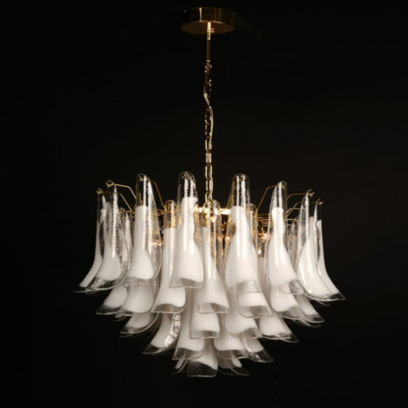Pirelli 5 - Light Dimmable Novelty Chandelier, Polished Brass