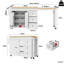 89 cm W Kitchen Island with Top-131254659