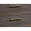 Table de chevet en bois avec 2 tiroirs bicolores