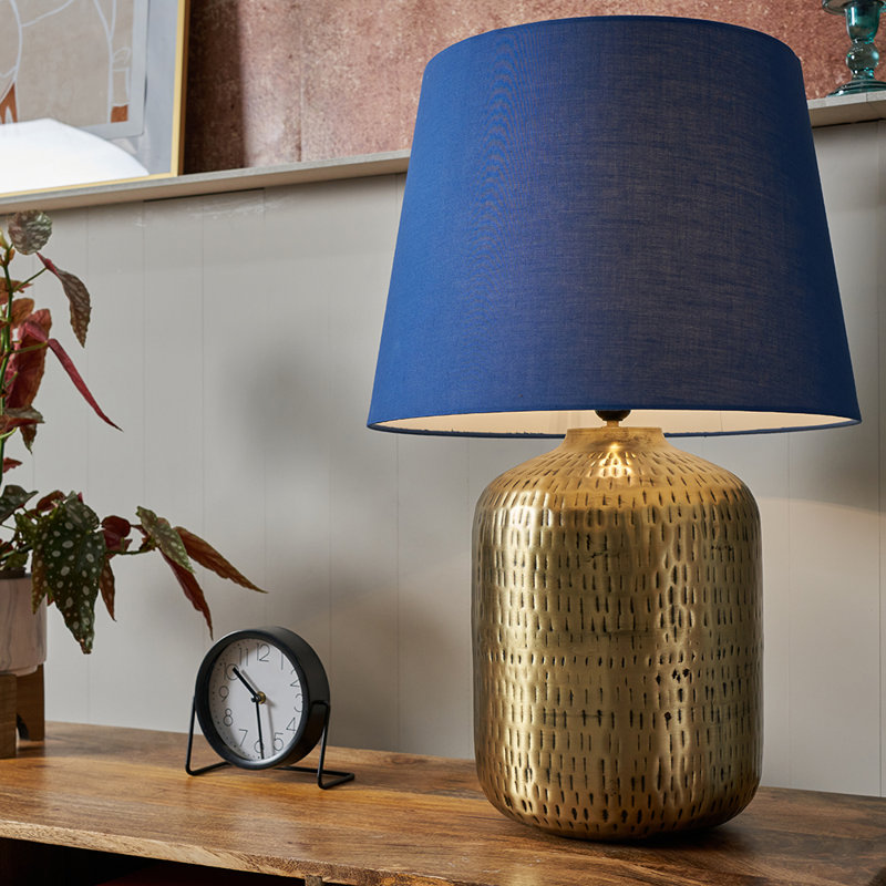Metal Table Lamp, Black, Yes
