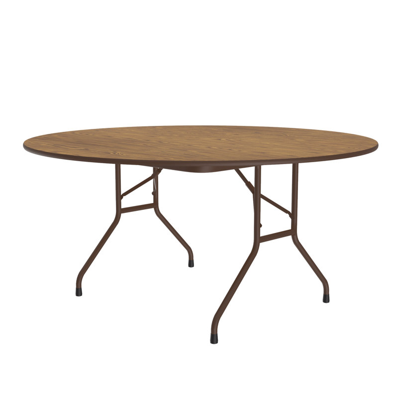 Table pliante rectangulaire 72'', Chêne, 29" H x 48" L x 60" W