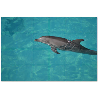 Murale décorative en céramique 4,25 po x 4,25 po